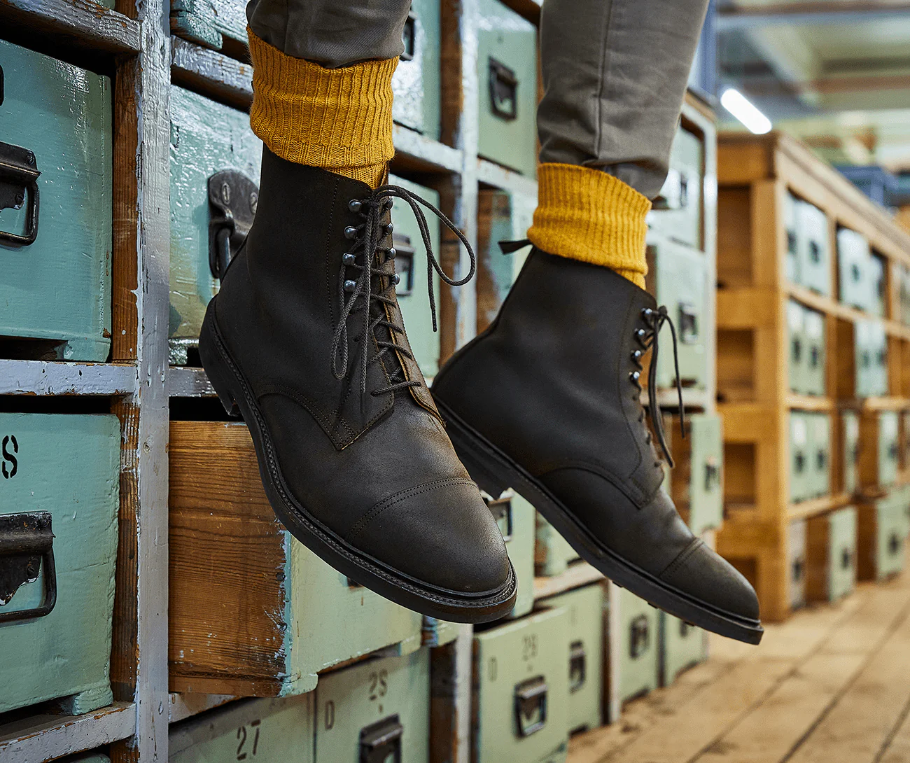 Boot Socks - Saffron - Image 4