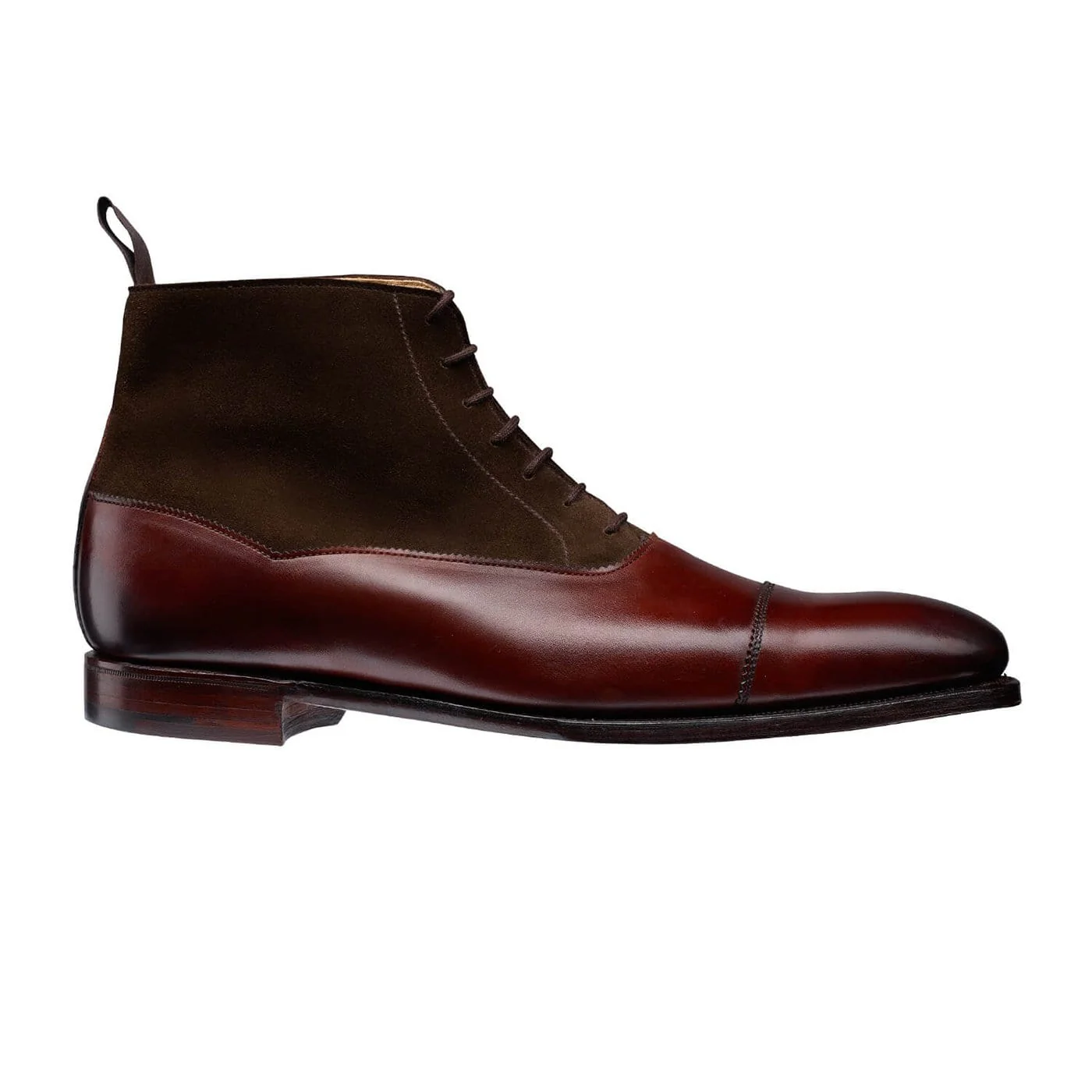 Charlton Chestnut Calf & Dark Brown Suede - Image 3