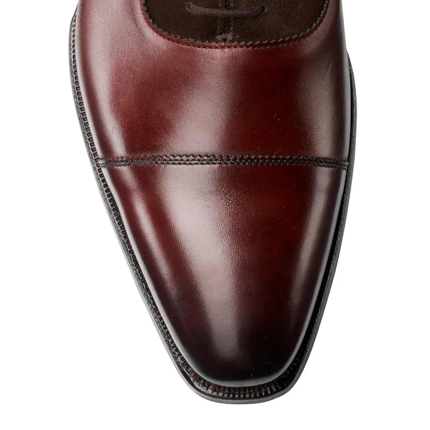 Charlton Chestnut Calf & Dark Brown Suede - Image 4
