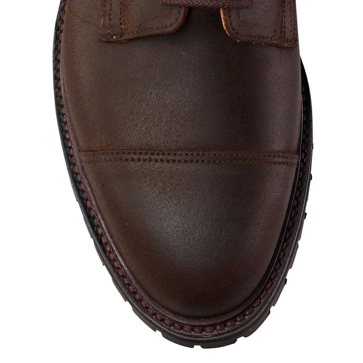 Coniston Dark Brown Rough-Out Suede (Cleated Sole) - Image 4