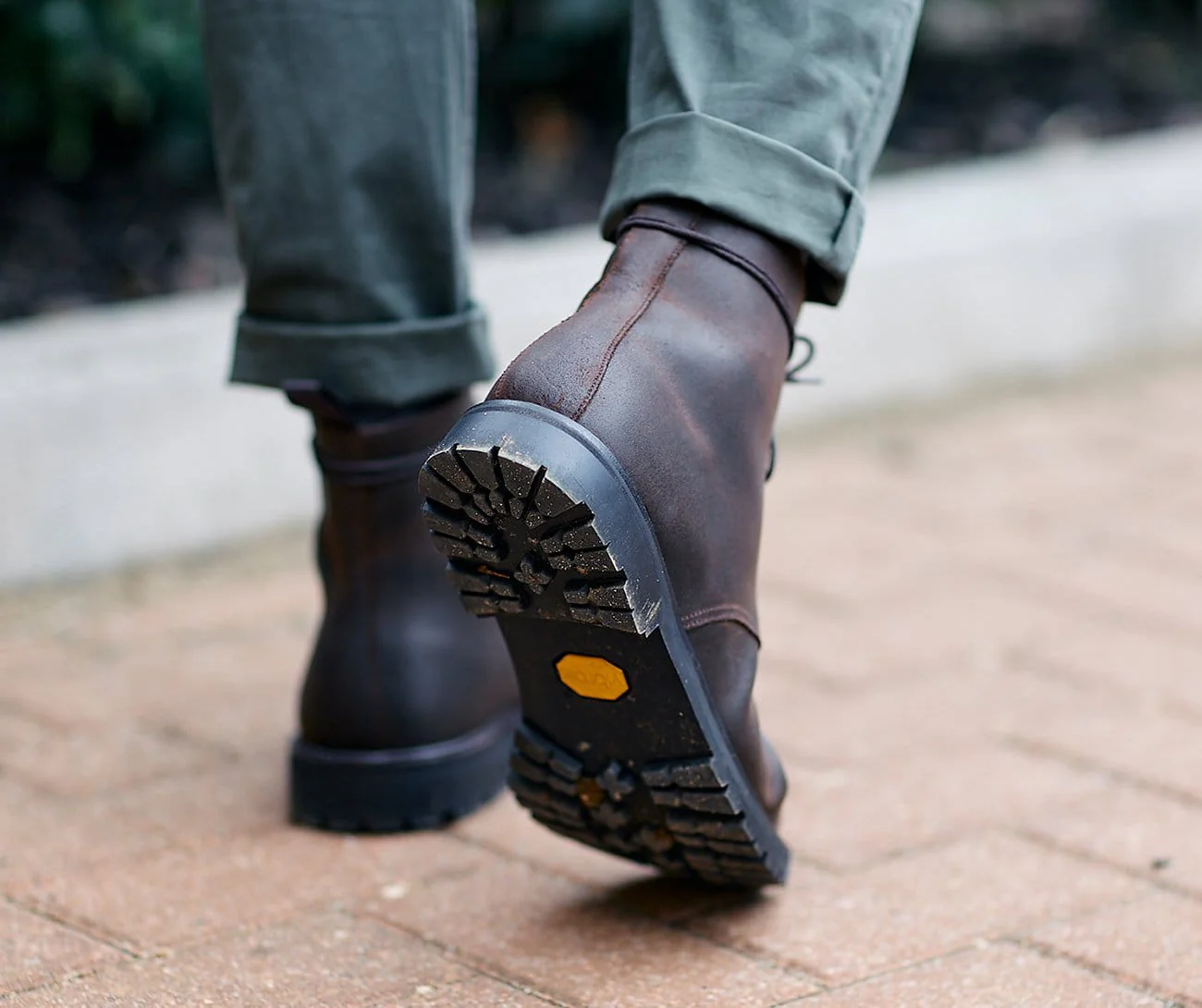 Coniston Dark Brown Rough-Out Suede (Cleated Sole) - Image 7
