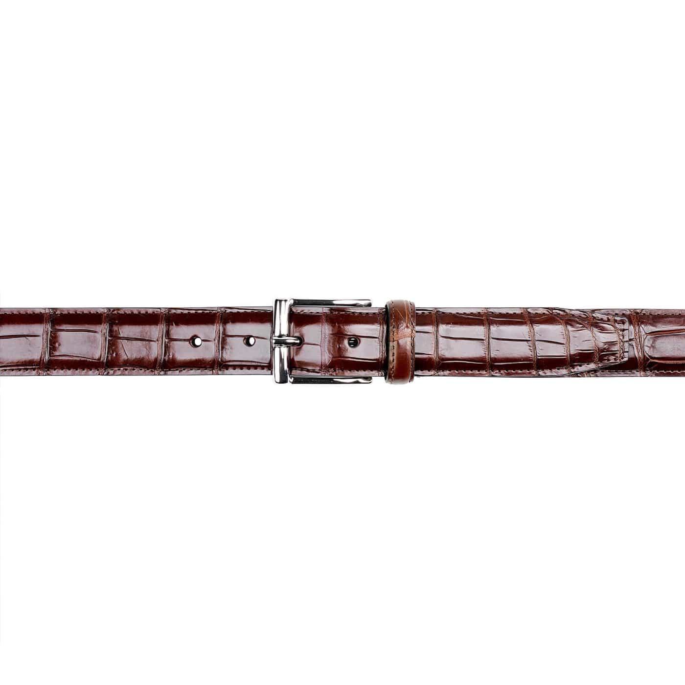 Belt Dark Brown Crocodile - Image 3