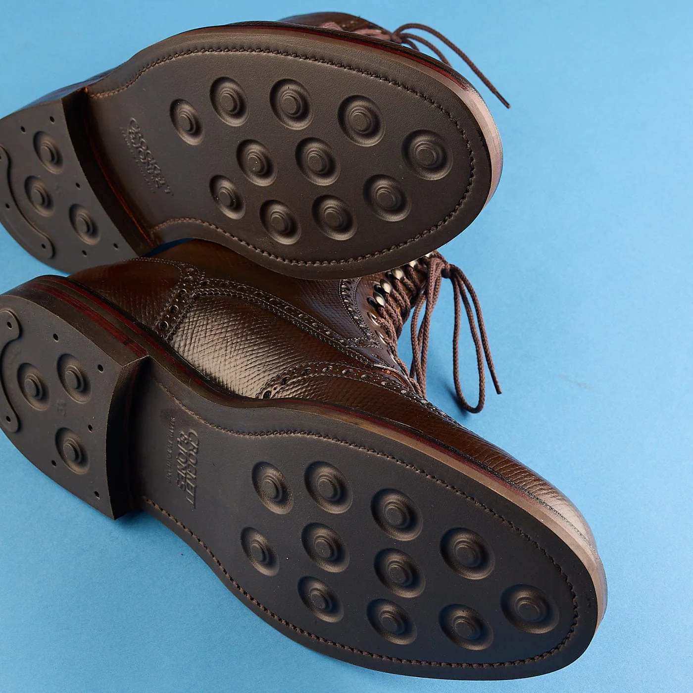 Islay Dark Brown Hatch Grain Cordovan - Image 3