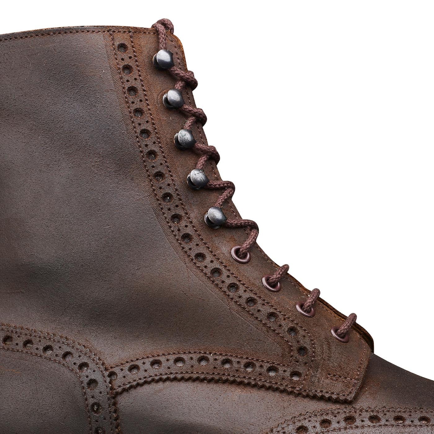 Islay Dark Brown Rough-Out Suede - Image 5