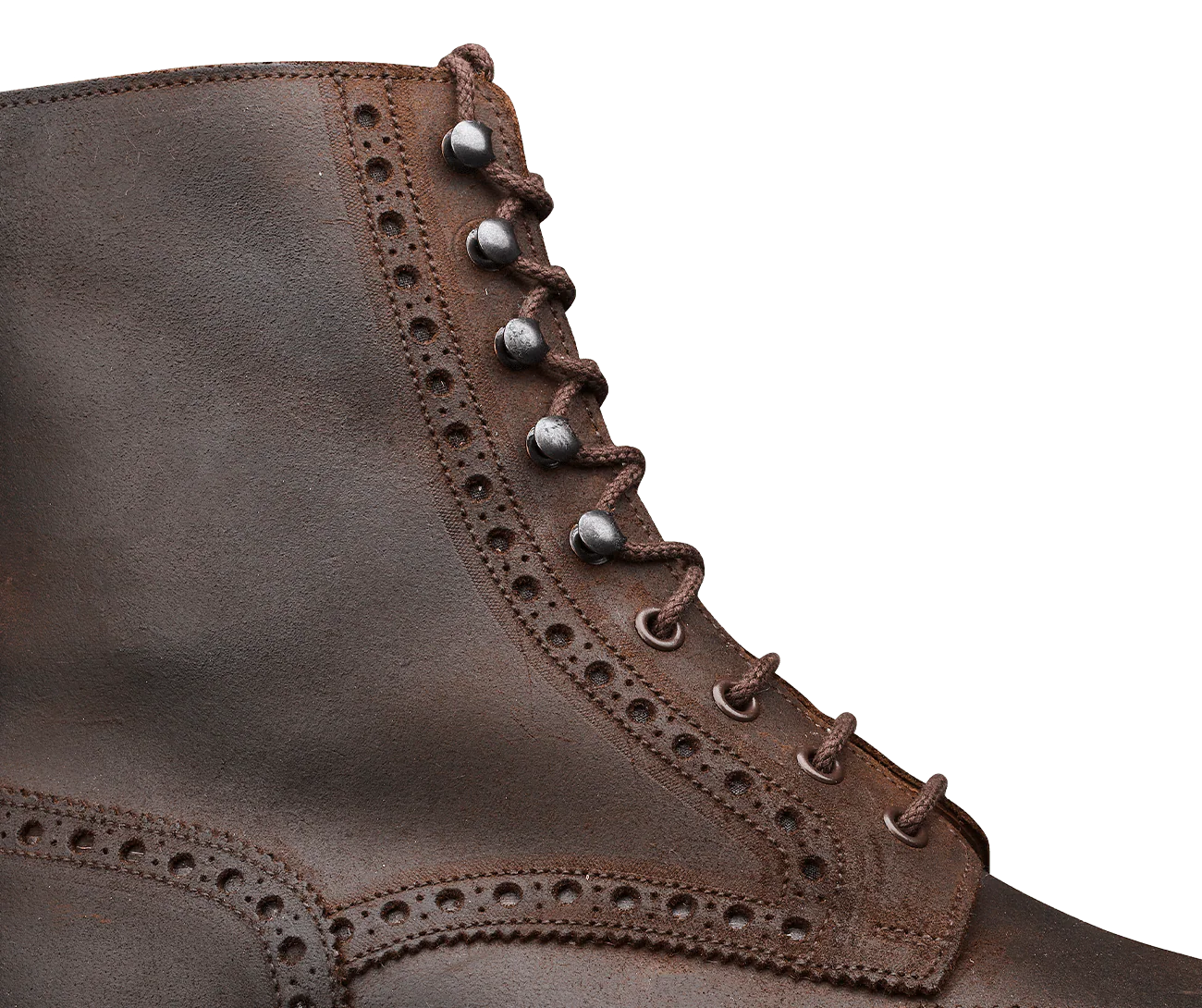 Islay Dark Brown Rough-Out Suede - Image 7