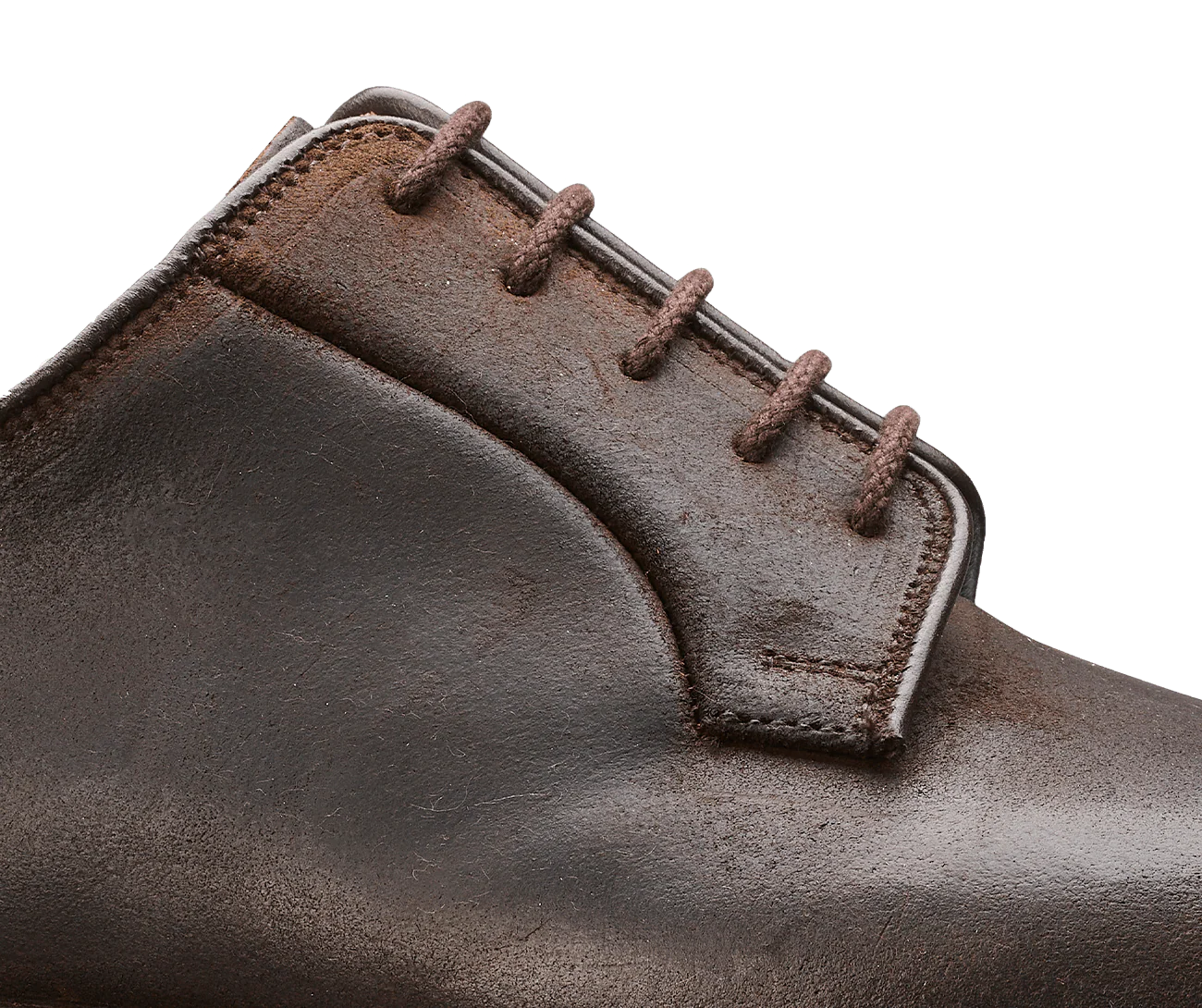 Lanark 3 Dark Brown Rough-Out Suede - Image 7