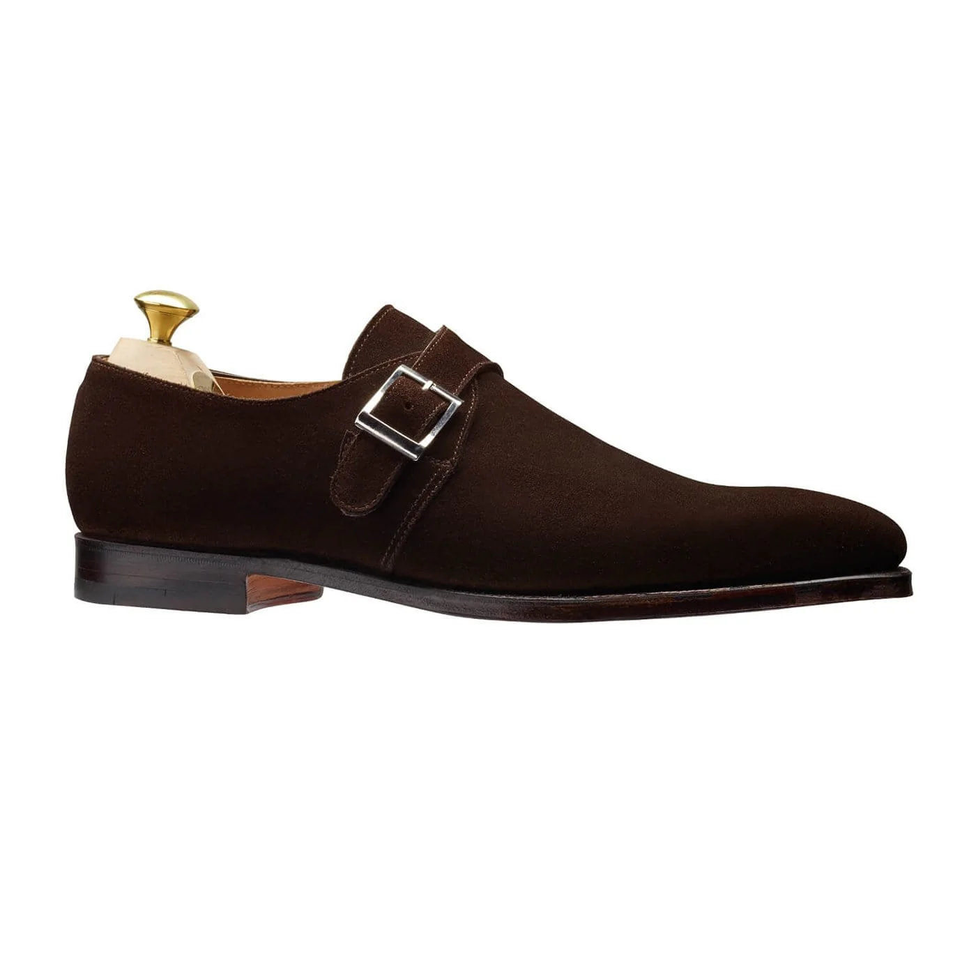 Monkton Dark Brown Calf Suede - Image 3
