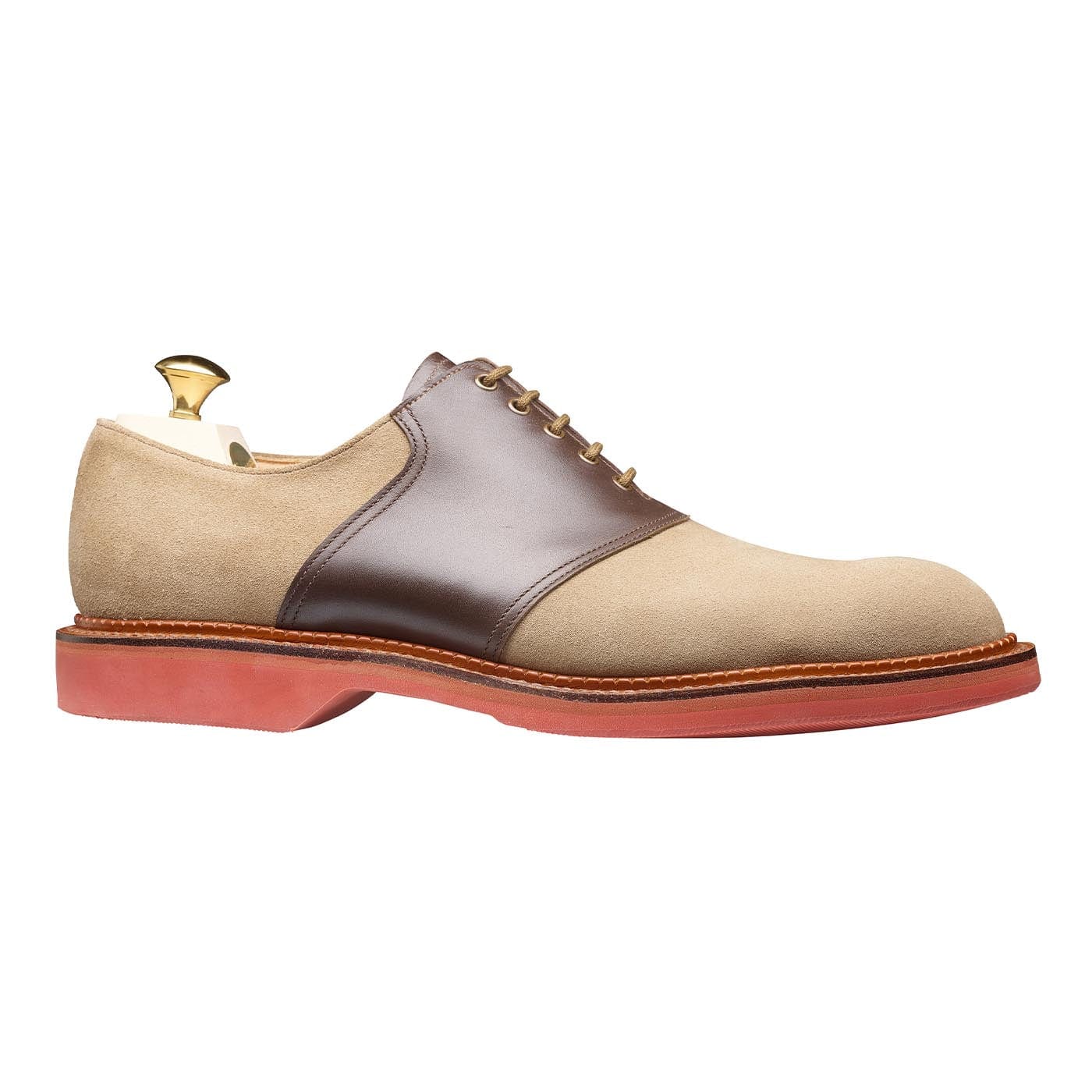 Penn Khaki Suede & Dark Brown Wax Calf - Image 3
