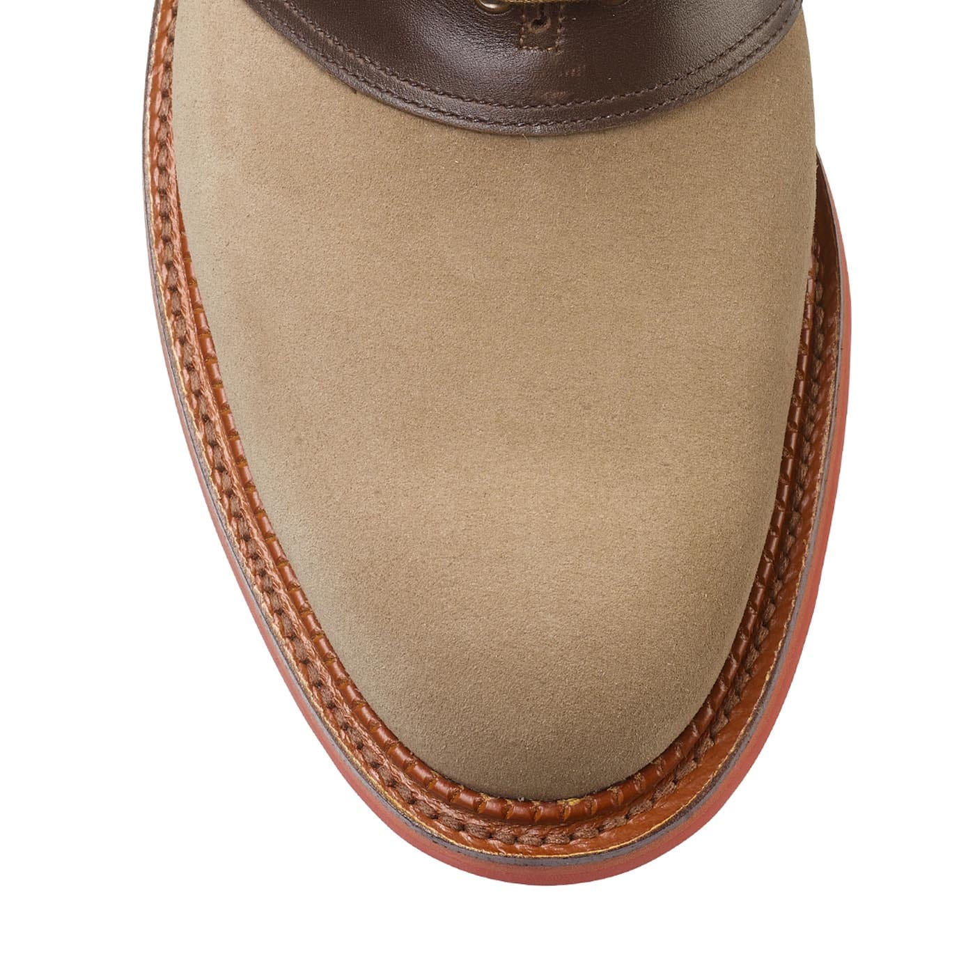 Penn Khaki Suede & Dark Brown Wax Calf - Image 4