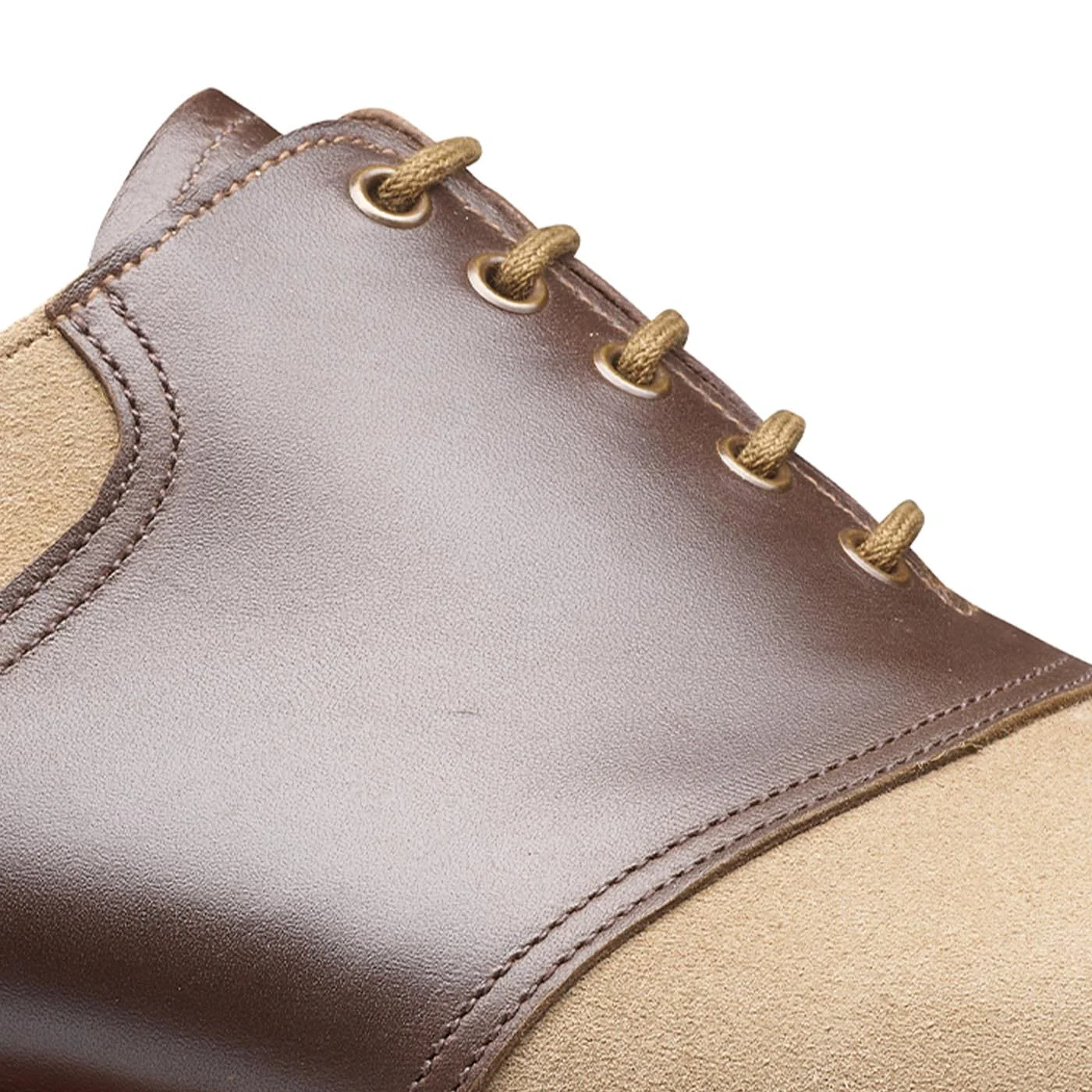 Penn Khaki Suede & Dark Brown Wax Calf - Image 5