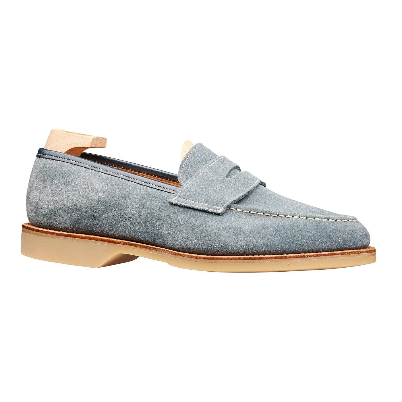 Sorrento Pastel Blue Suede - Image 3