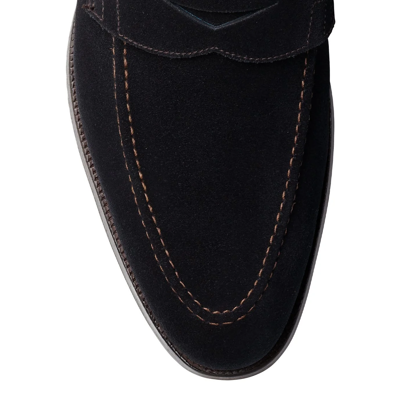 Teign Navy Suede - Image 4